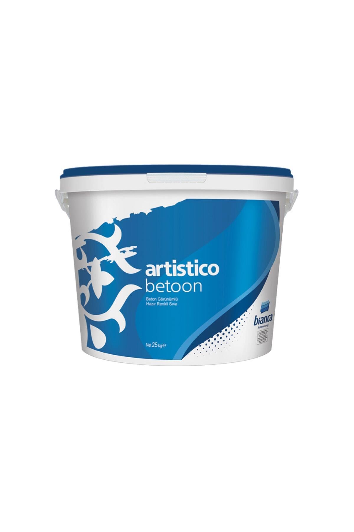 Bianca Artistico Betoon Beton Görünümlü Dekoratif Sıva Açık Gri 25 kg