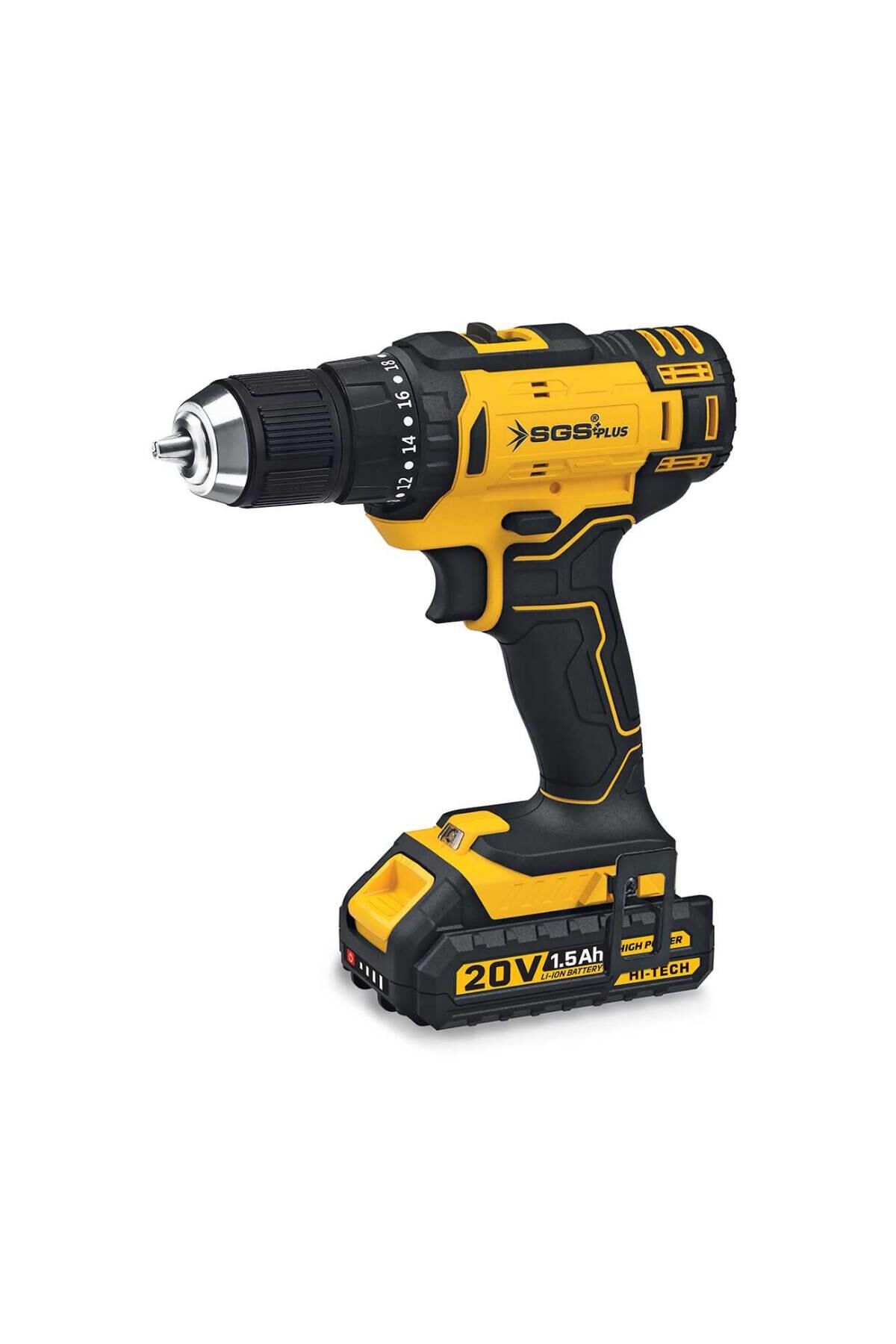 Sgs 5249 Akülü Vidalama Seti 20V 1,5A.Çift Akü