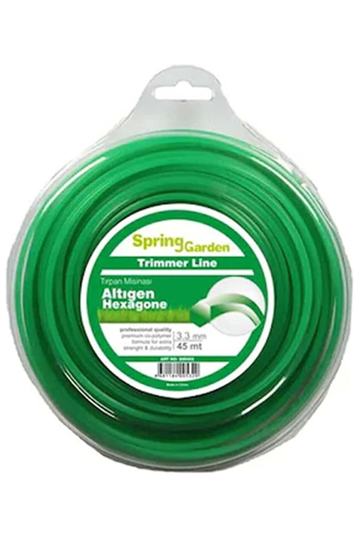 Spring Garden Tırpan Misinası 3.3 mm Altıgen 45 mt