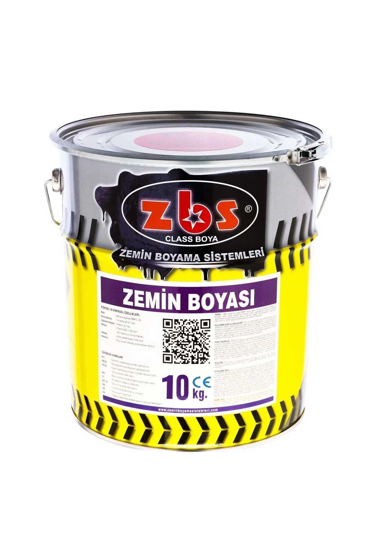 Zbs Zemin Boyası 10 Kg Ral 3016 Kırmızı