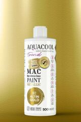 Aquacool Trend M.A.C Su Bazlı Metalik Dönüşüm Boyası 500 ml. Altın 902