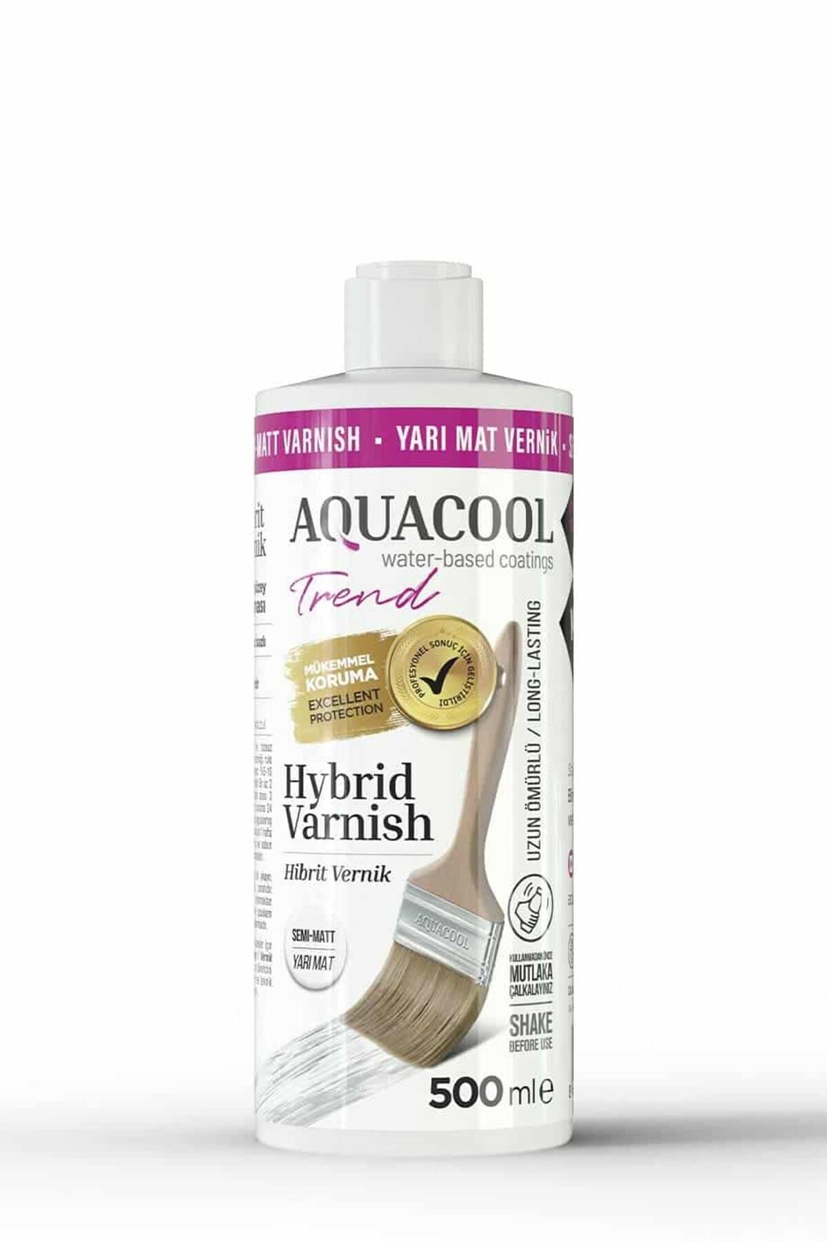 Aquacool Hibrit Vernik 500 ml. Yarımat