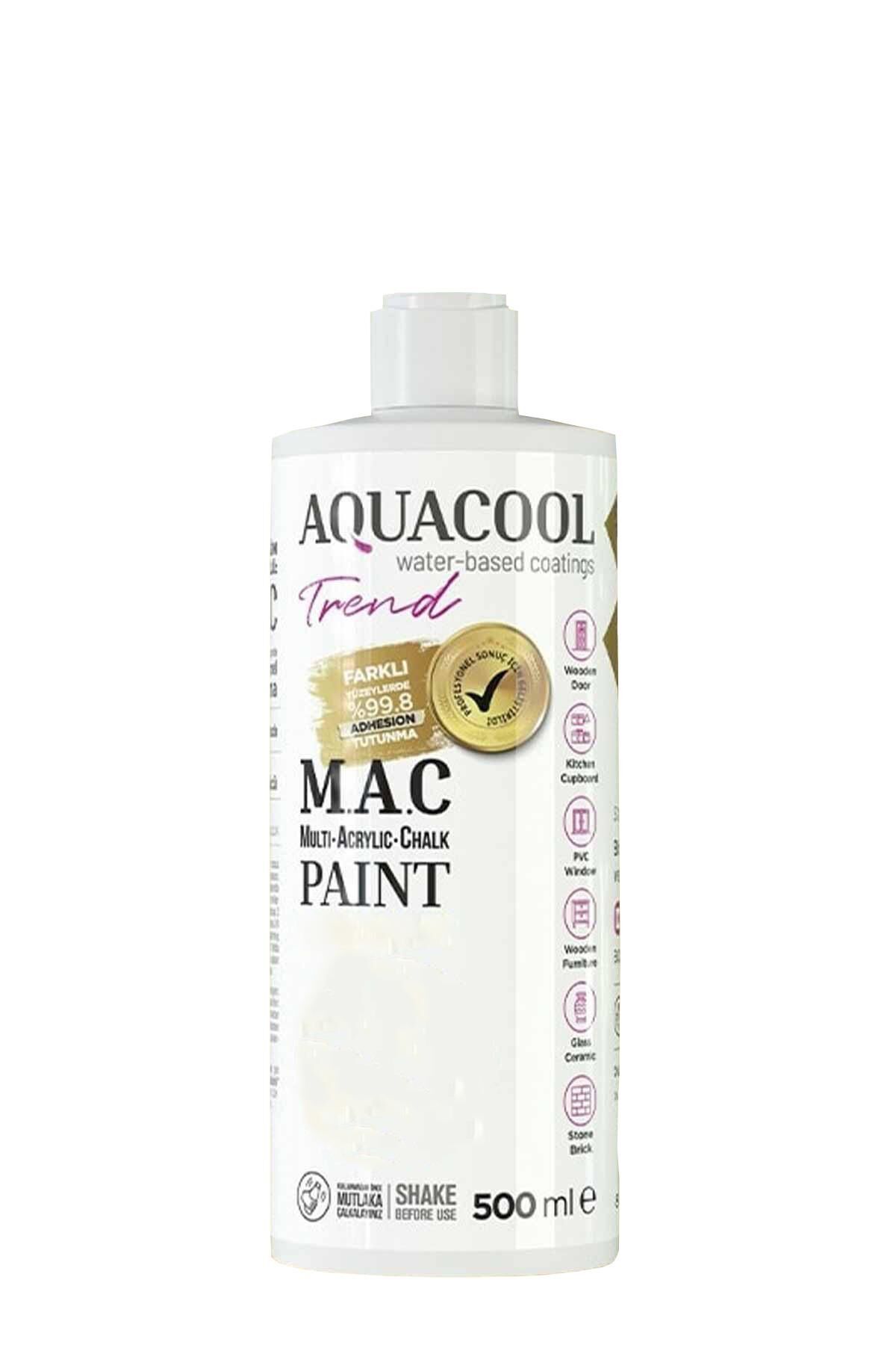 Aquacool Trend M.A.C Su Bazlı Akrilik Dönüşüm Boyası 500 ml.Ral Renkleri