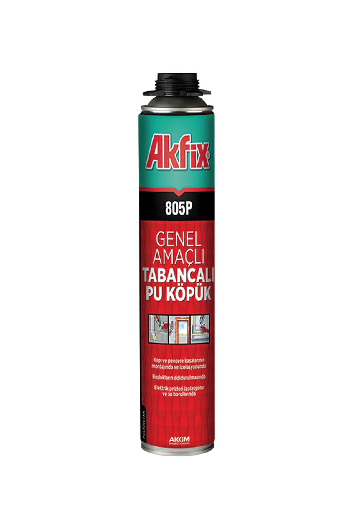 Akfix 805P Poliüretan Köpük 750 ml Tabancalı
