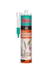 Akfix 310 Stropiyer Kartonpiyer Yapıştırıcı 310 ml. Beyaz