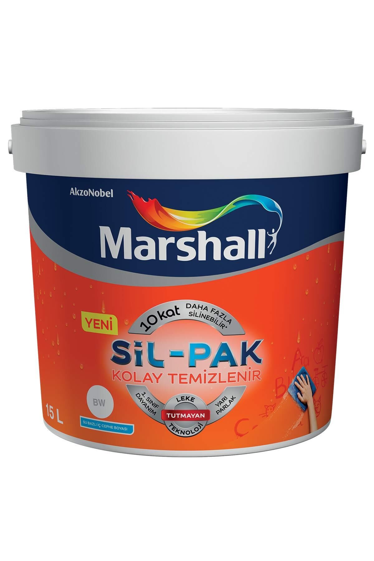 Marshall Sil-Pak İç Cephe Boyası 15 Lt 1.Grup