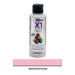 Polisan X1 Art Multisurface Hobi Boyası Pastel Pembe 120 ml.