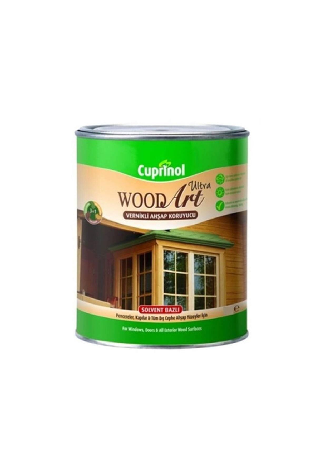 Cuprinol Woodart Ultra Vernikli Ahşap Koruyucu 2,5 lt. Ultra Tik Ağacı