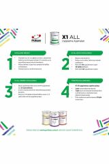 Polisan X1 All Dönüşüm Boyası 0,75 lt. Ral 9002 Grimsi Beyaz