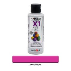 Polisan X1 Art Multisurface Hobi Boyası Fuşya 120 ml.