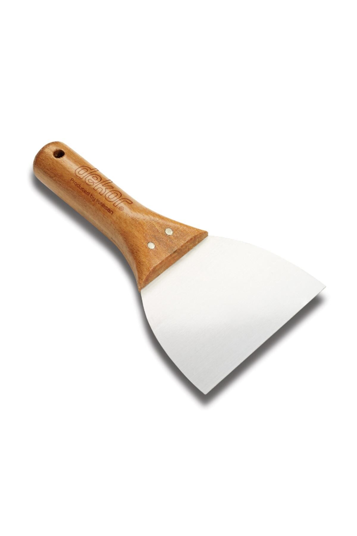 Dekor Ahşap Saplı Spatula 10 cm.