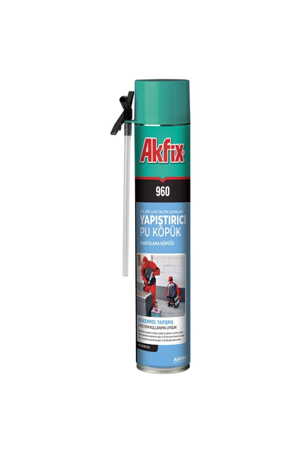 Akfix 960 Mantolama ve Yapıştırma Köpüğü 850 gr.