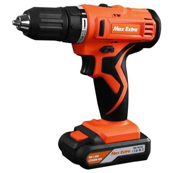 MaxExtra MX1825L 18V Akülü Matkap (Çift Akülü)