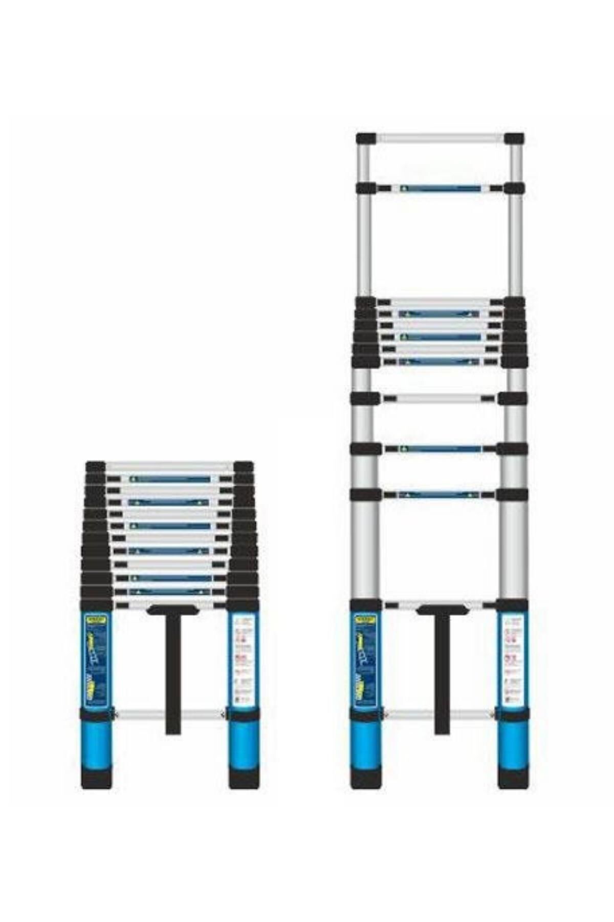 Master Teleskopik Merdiven 10 Basamaklı 2,9 Mt