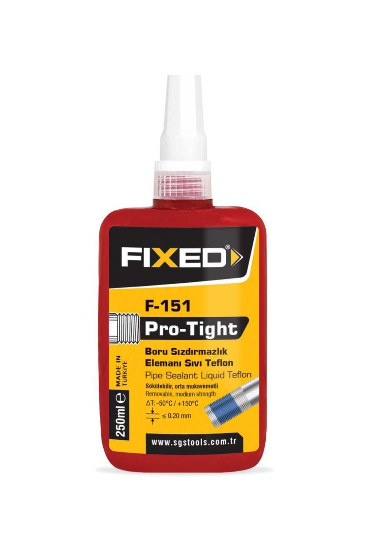 SGS Pro-Tight Boru Sızdırmazlık Elemanı Sıvı Teflon 250 ml
