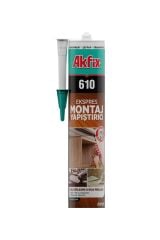 Akfix 610 Pu Dolap Toplama Yapıştırıcısı Sıvı Çivi 280 Ml Şeffaf