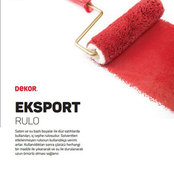 Decor Rulo Logo Dekor Eksport Rulo 25 cm (1081)