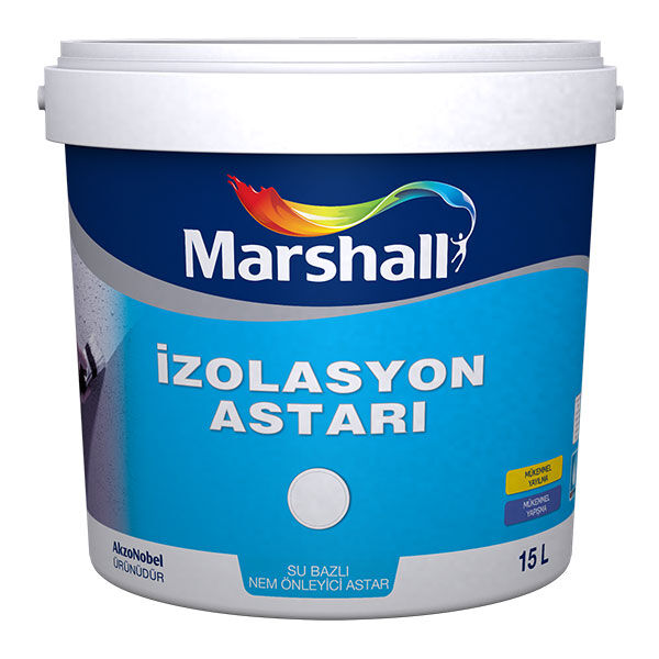 Marshall Set İzolasyon Astarı 15 lt Şeffaf