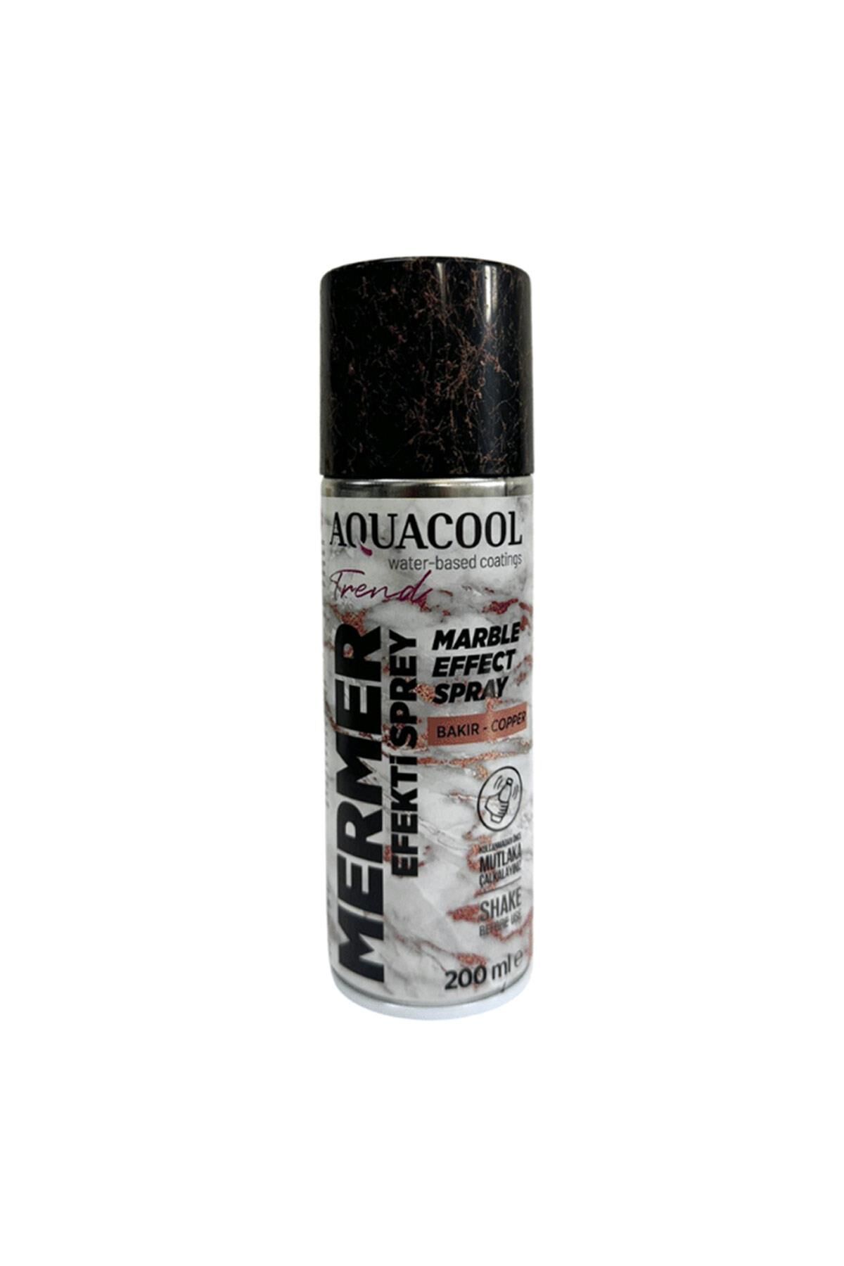 Aquacool Trend Blue Line Mermer Efekt Sprey Boya 200 ml. Bakır
