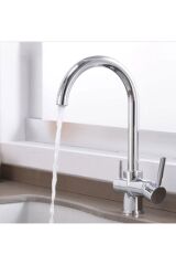 BlauWasse Fluss Arıtma Çıkışlı Mutfak Eviye Bataryası