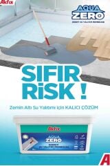 Akfix Aqua Zero Hibrit Polimer Su Yalıtım Ürünü Gri 14 kg