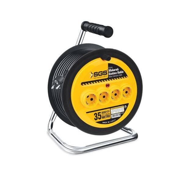 Sgs Makaralı Uzatma Kablosu 1,5 mm 35 mt