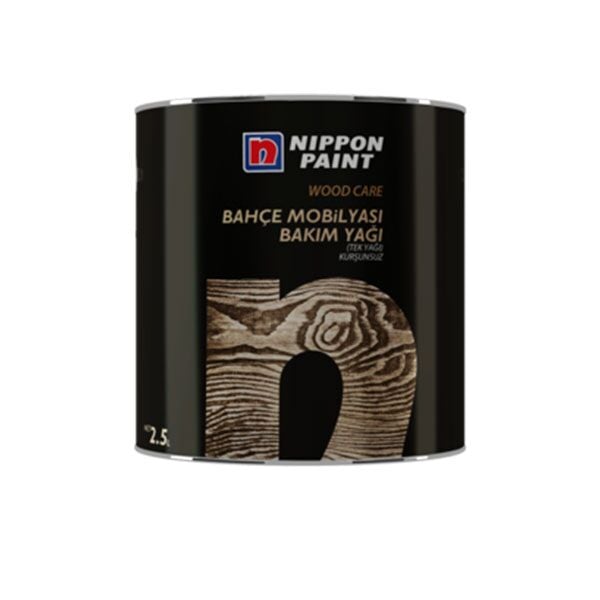 Nippon Paint Bahçe Mobilyası Bakım Yağı (Tik Yağı) 2,5 lt Kurşunsuz