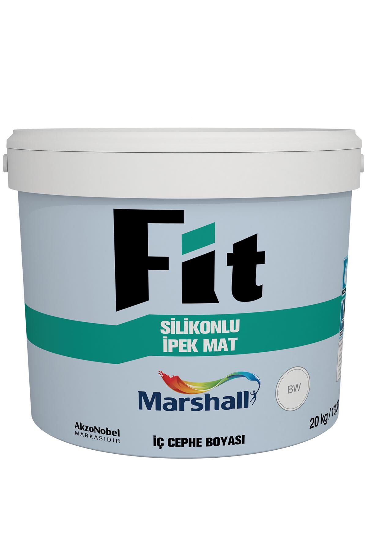 Marshall Fit Silikonlu İpek Mat İç Cephe Boyası 20 Kg 1. Grup Mum Işığı