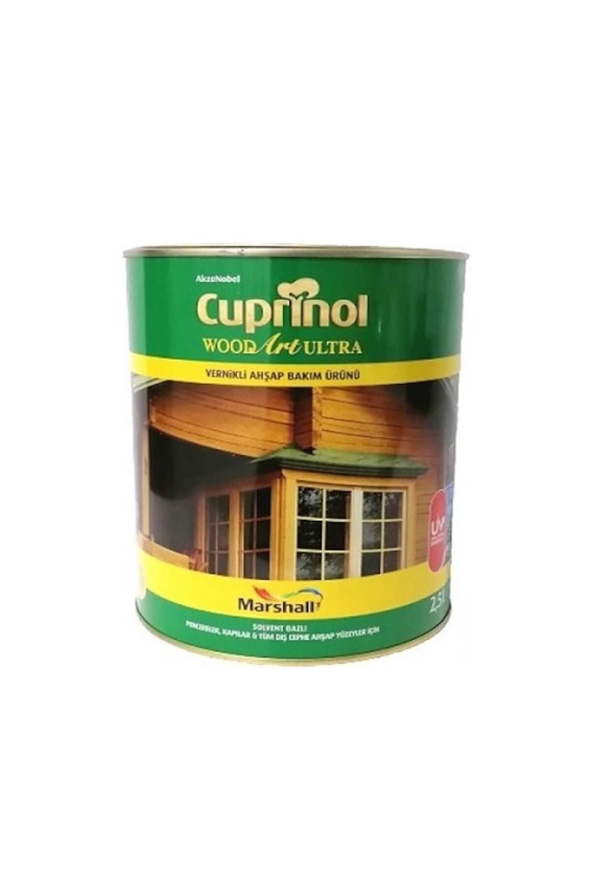 Cuprinol Woodart Ultra Vernikli Ahşap Koruyucu 0,75 lt. Koyu Ceviz