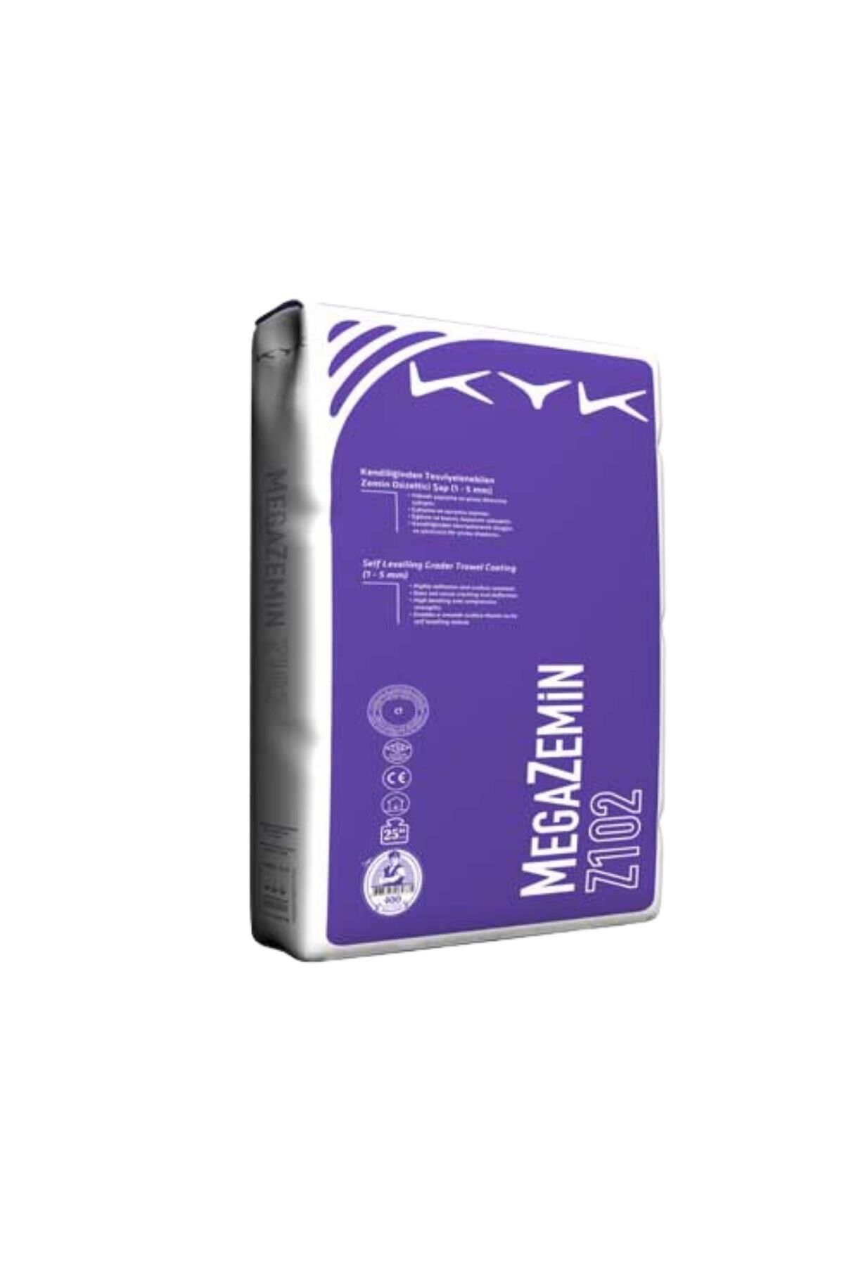 Kyk MegaZemin Z102 Çimento Esaslı Kendinden Yayılan Şap 25 Kg / Gri