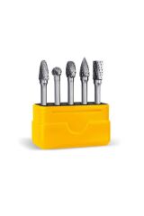 Sgs Karbür Freze 8 mm. Matkap Uç Seti 5 Parça