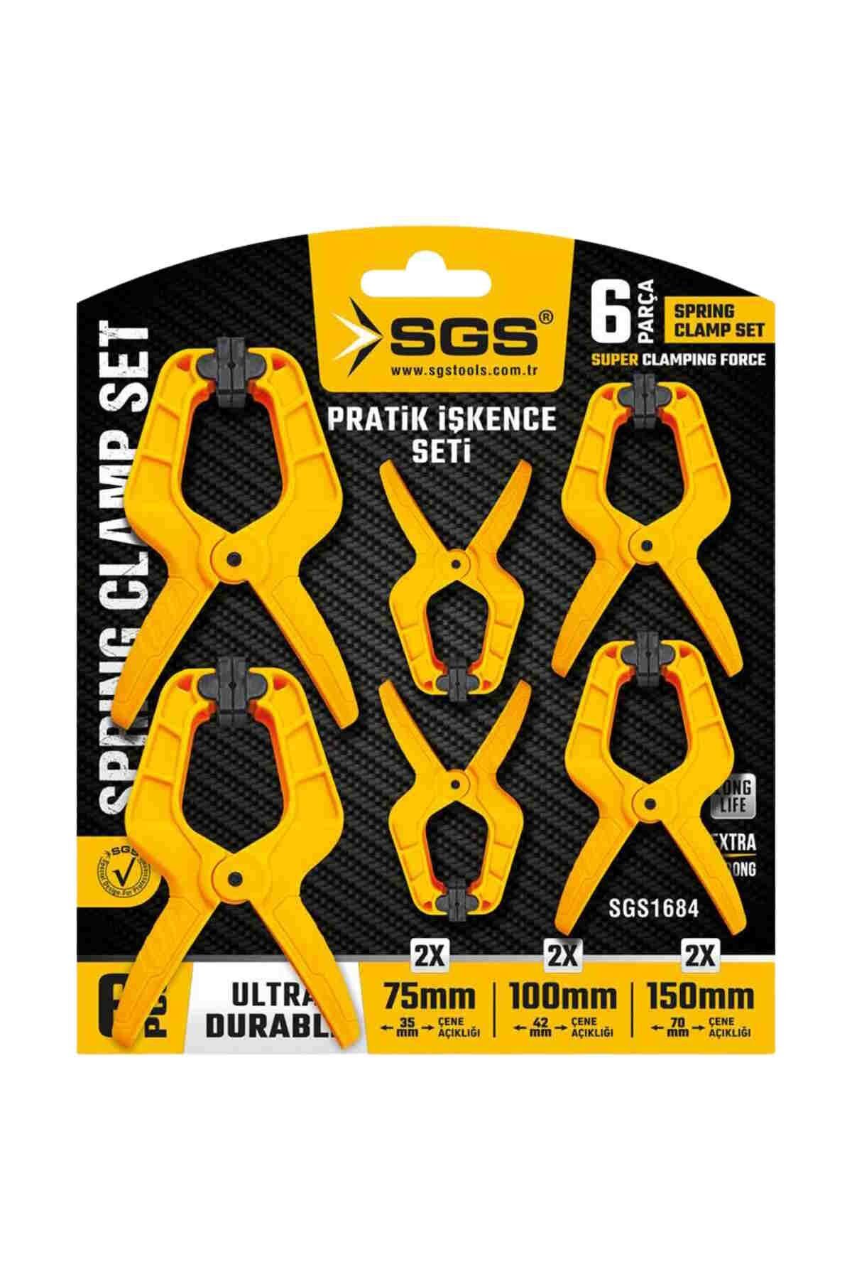 Sgs Pratik İşkence Seti 6 Parça 75 mm-100 mm-150 mm