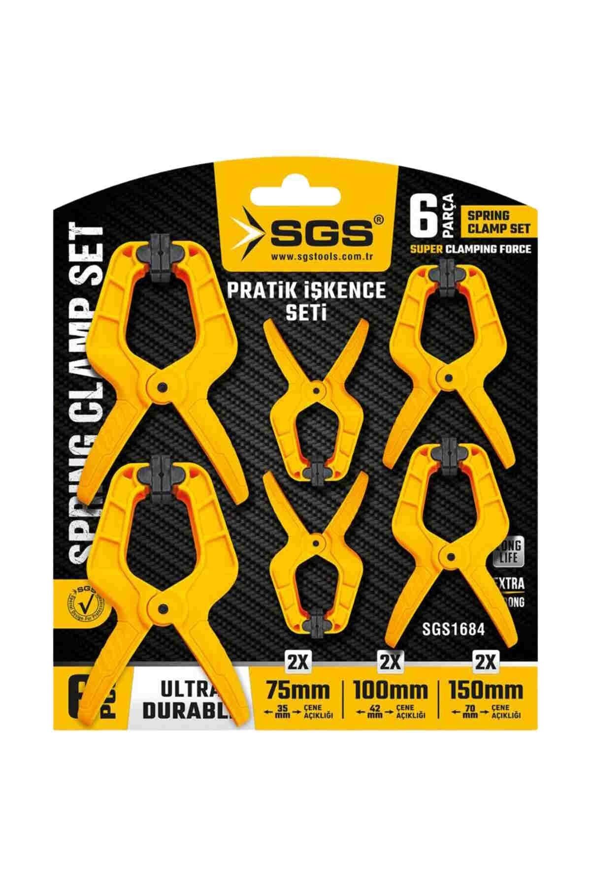 Sgs Pratik İşkence Seti 6 Parça 75 mm-100 mm-150 mm