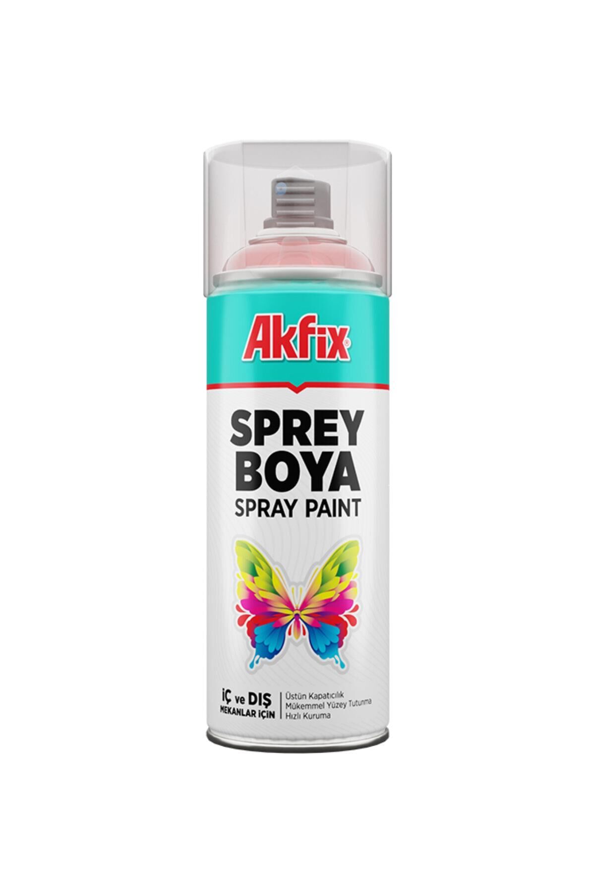 Akfix Sprey Boya Akrilik Düz Renkler 400 ml. 380 gr