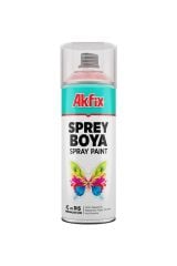 Akfix Sprey Boya Akrilik Düz Renkler 400 ml. 380 gr Mat Siyah- Ral 9005