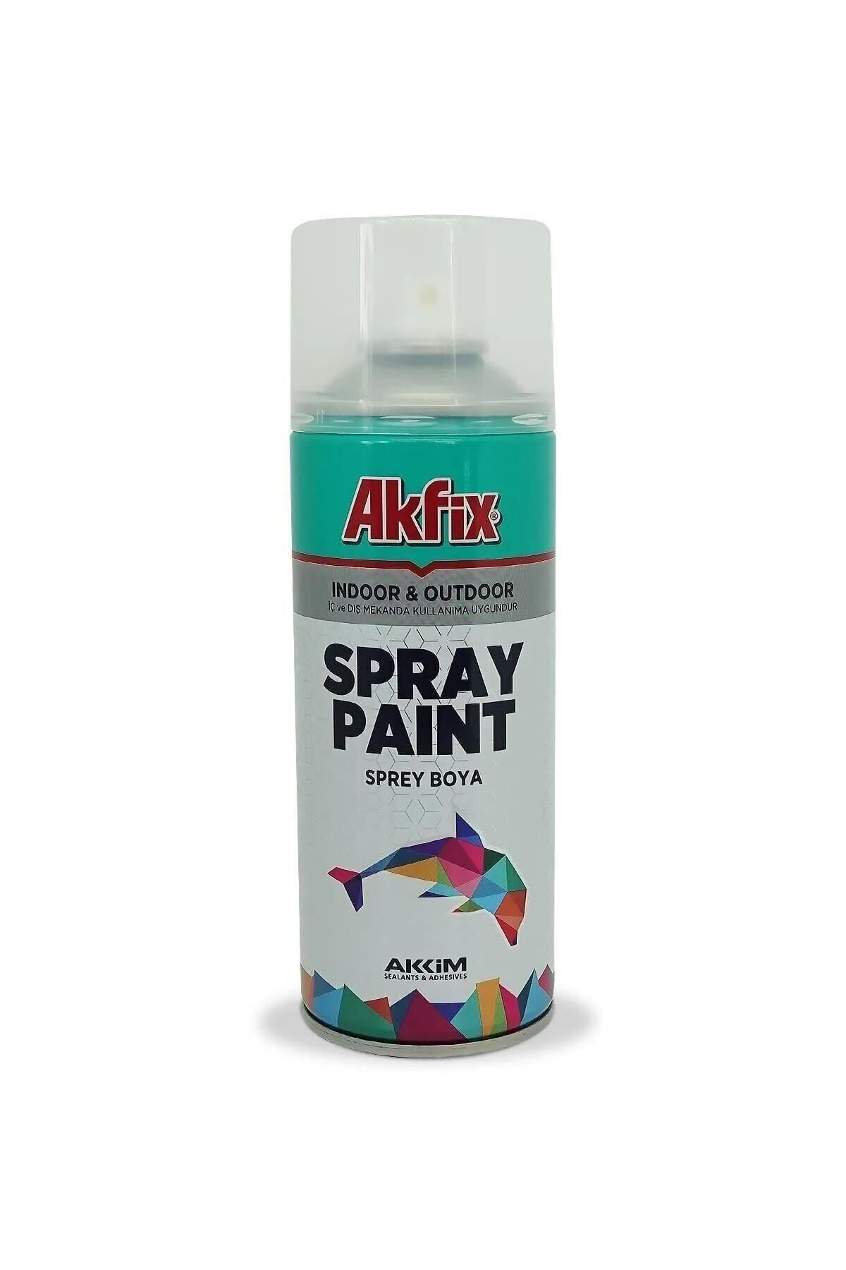 Akfix Sprey Şeffaf Vernik Akrilik 400 ml Parlak
