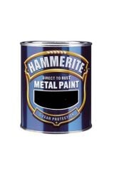 Hammerite Direkt Pas Üzeri Çekiçlenmiş Metal Boyası 0.75 Lt. Siyah