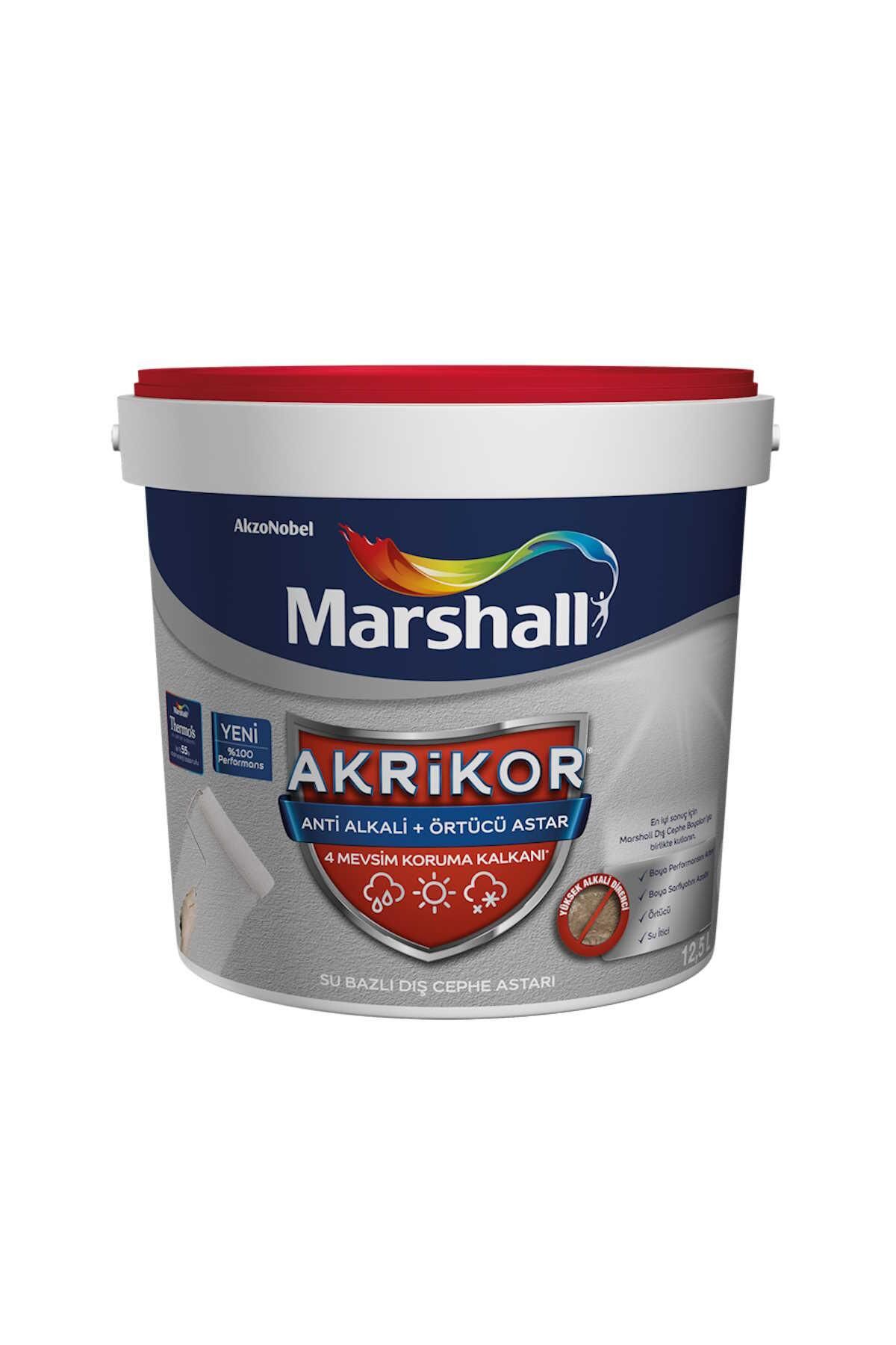 Marshall Akrikor Anti Alkali Örtücü Astar 12,5 lt
