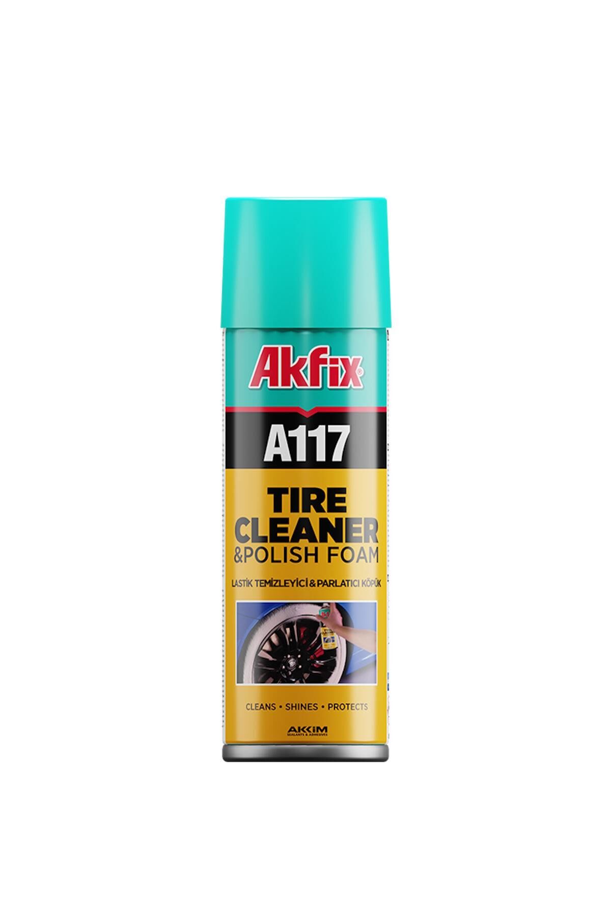 Akfix A117 Lastik Parlatıcı-Temizleyici Sprey 500 ml