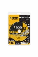 Sgs Vakumlu Elmas Multi Metal Kesici 115 mm