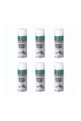 Akfix Sprey Boya Akrilik 400 ml. Ral 3002 Makine Kırmızı (6 Adet) Paket