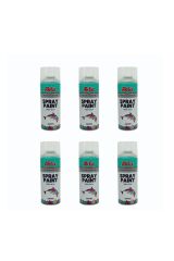 Akfix Sprey Şeffaf Vernik Akrilik 400 ml. (380gr.) Parlak (6 Adet) Paket