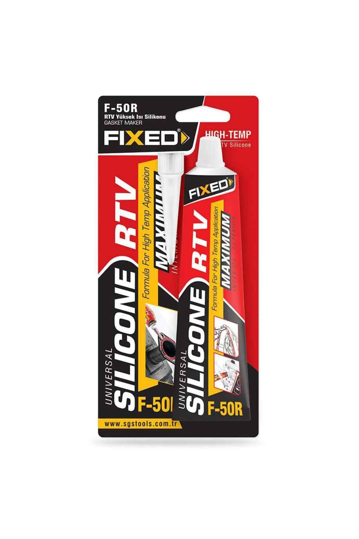 Fixed Rtv Yüksek Isı Silikonu 50 gr.