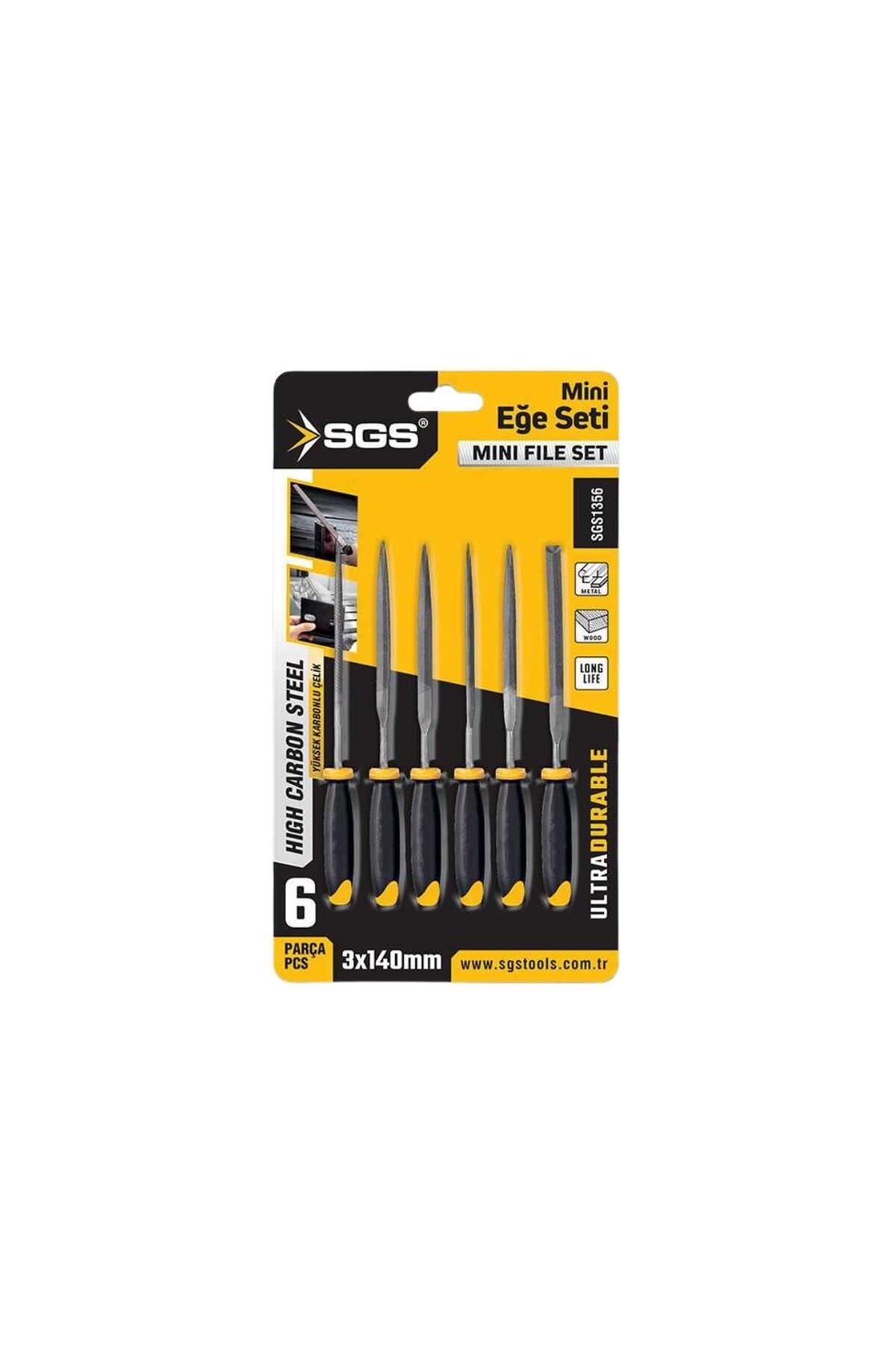 Sgs 1356 6 Parça Mini Eğe Seti 3*140 mm