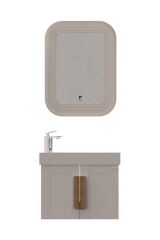 Pierre Cardin Pio 65 cm Matt Mocha Banyo Dolabı