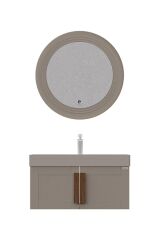 Pierre Cardin Pio 85 cm Matt Mocha Banyo Dolabı