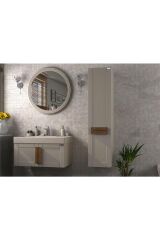 Pierre Cardin Pio 85 cm Matt Mocha Banyo Dolabı