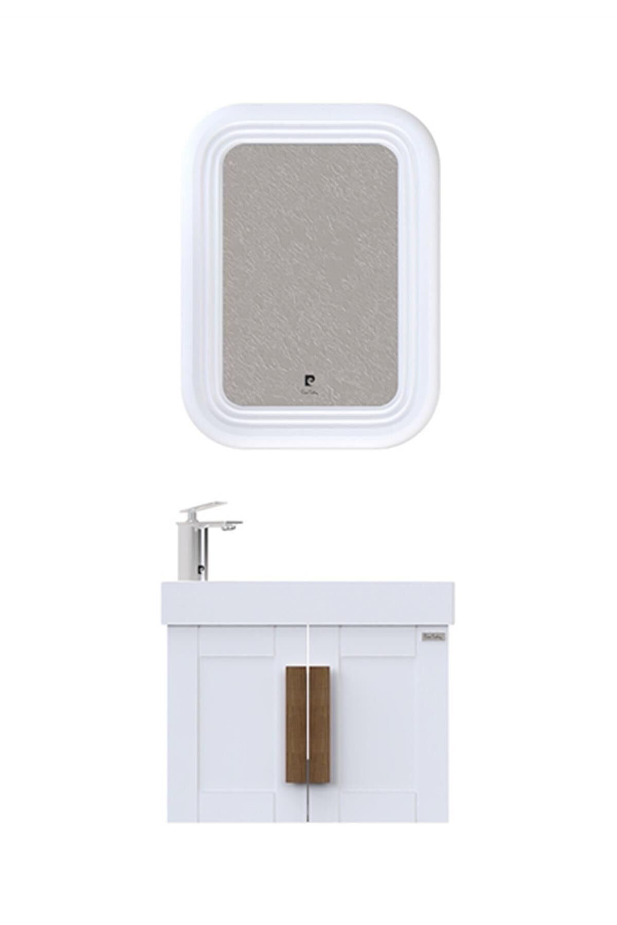 Pierre Cardin Pio 65 cm Antique White Banyo Dolabı