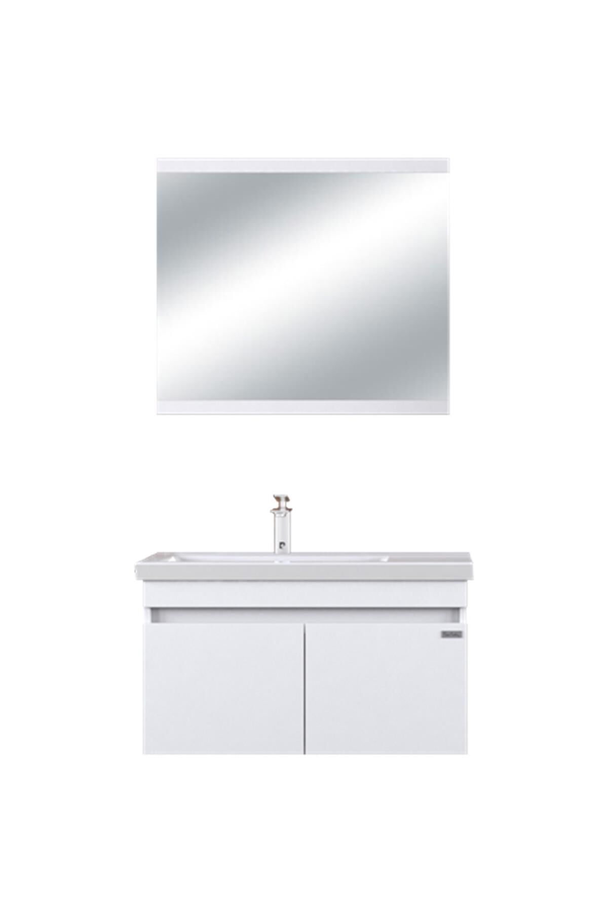 Pierre Cardin Summer 85 cm Soft White Banyo Dolabı