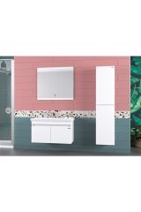 Pierre Cardin Summer 85 cm Soft White Banyo Dolabı